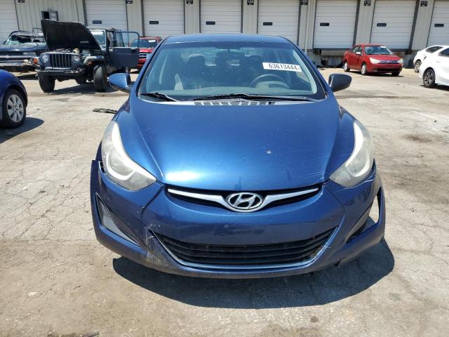 5NPDH4AE4GH712066 - 2016 HYUNDAI ELANTRA SE BLUE photo 5