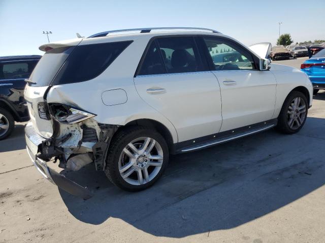 4JGDA5HB5EA370620 - 2014 MERCEDES-BENZ ML 350 4MATIC WHITE photo 3