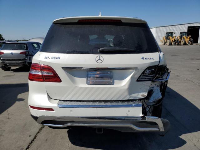 4JGDA5HB5EA370620 - 2014 MERCEDES-BENZ ML 350 4MATIC WHITE photo 6