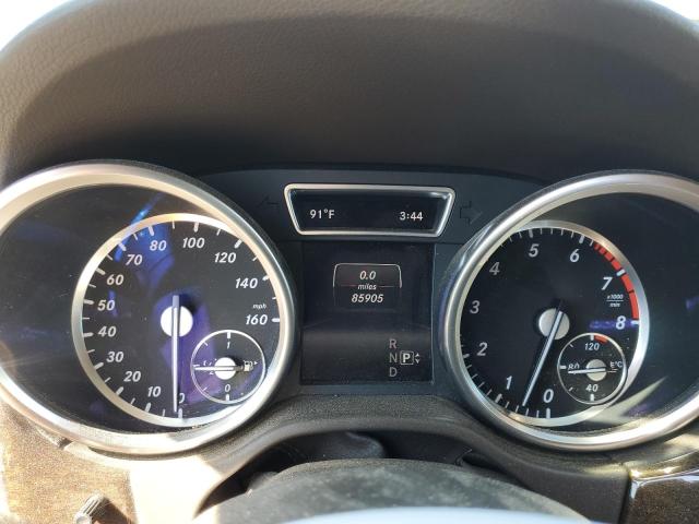 4JGDA5HB5EA370620 - 2014 MERCEDES-BENZ ML 350 4MATIC WHITE photo 9