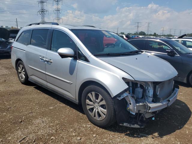 5FNRL5H63FB026509 - 2015 HONDA ODYSSEY EXL SILVER photo 4