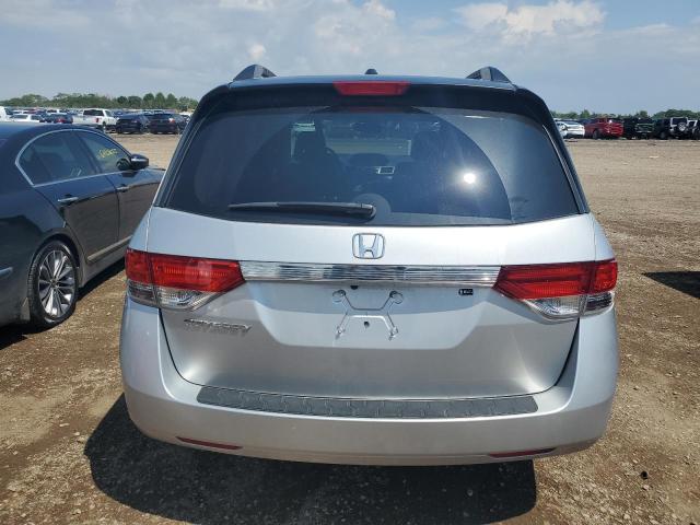 5FNRL5H63FB026509 - 2015 HONDA ODYSSEY EXL SILVER photo 6