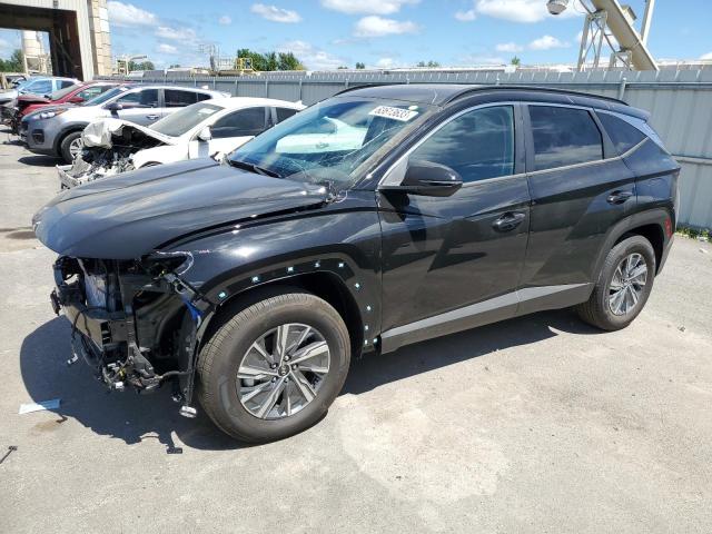 KM8JBCA14PU129221 - 2023 HYUNDAI TUCSON BLUE BLACK photo 1