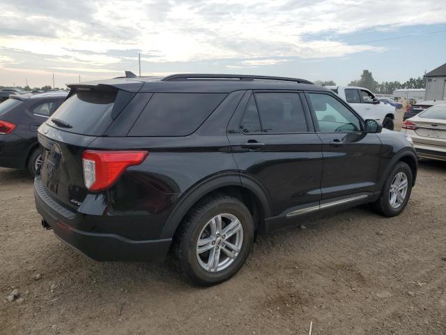 1FMSK8DH6MGB88260 - 2021 FORD EXPLORER XLT BLACK photo 3