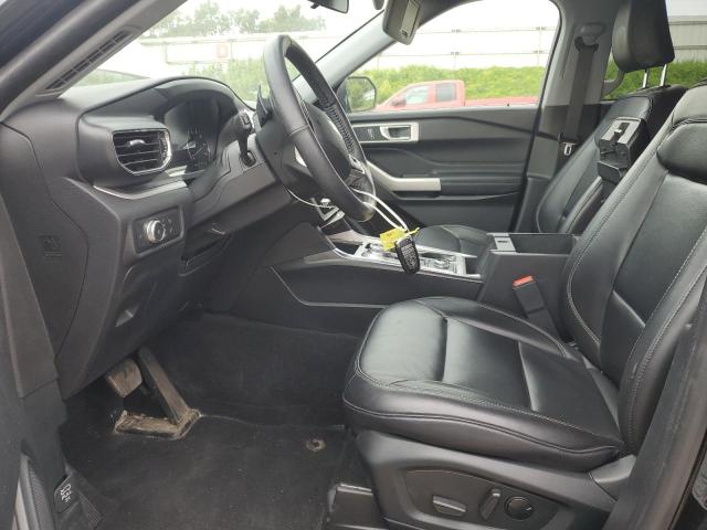 1FMSK8DH6MGB88260 - 2021 FORD EXPLORER XLT BLACK photo 7