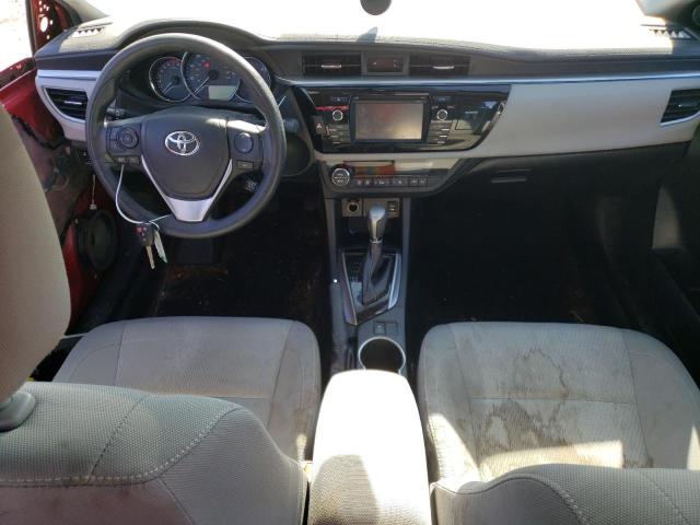 2T1BURHE6GC708013 - 2016 TOYOTA COROLLA L RED photo 8