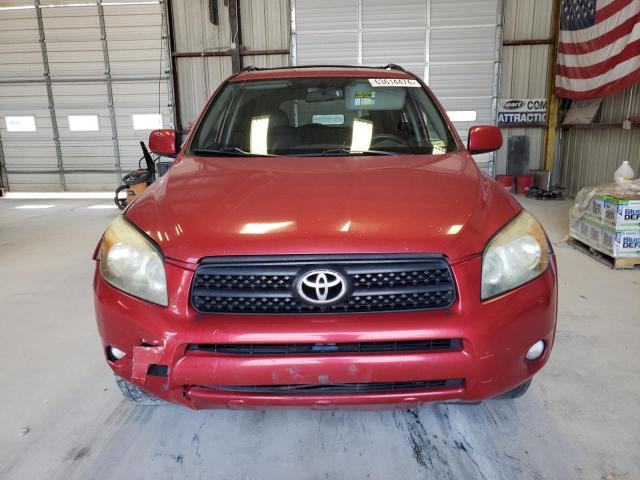 JTMBD32V076034356 - 2007 TOYOTA RAV4 SPORT RED photo 5