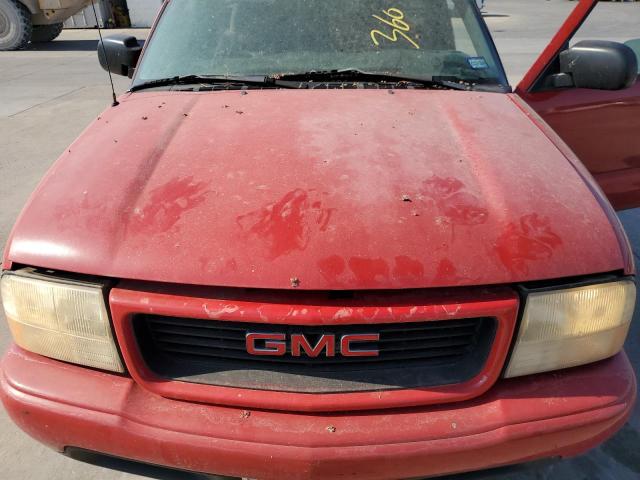 1GTCS14591K120694 - 2001 GMC SONOMA RED photo 11