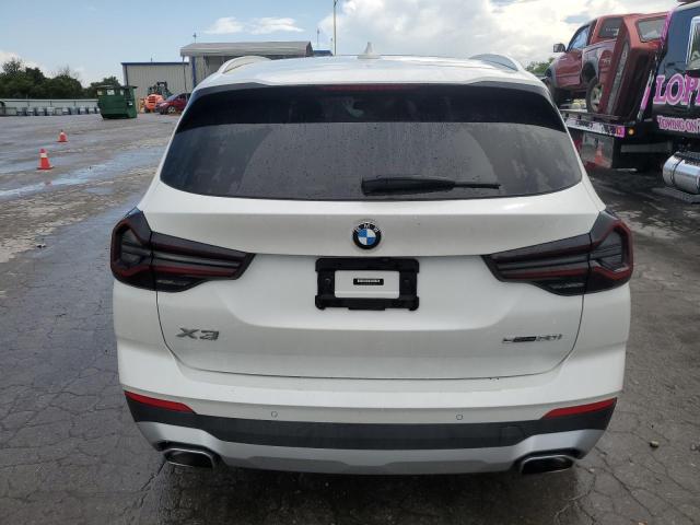 5UX43DP03N9L21344 - 2022 BMW X3 SDRIVE30I WHITE photo 6