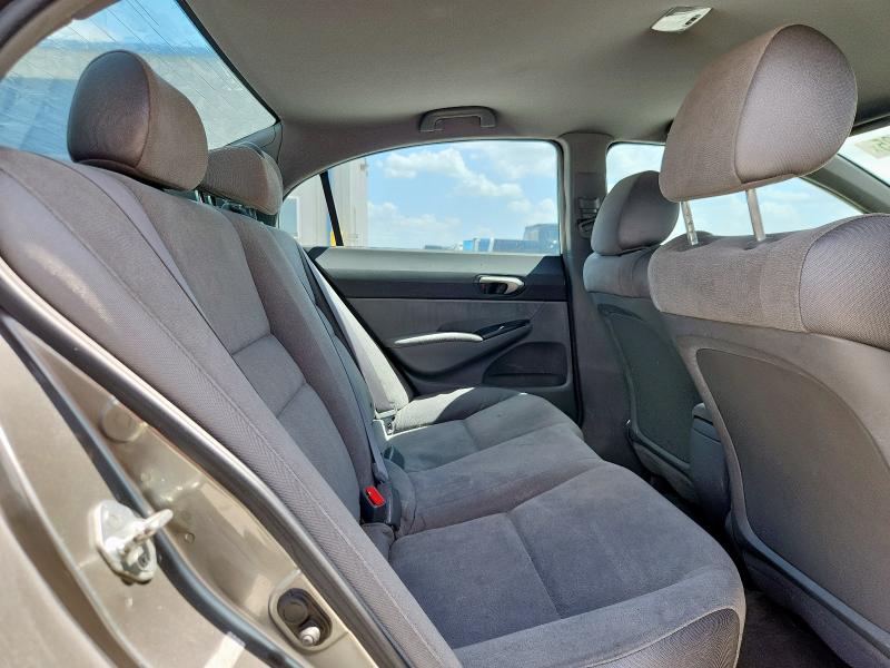 2HGFA155X8H341531 - 2008 HONDA CIVIC LX GRAY photo 10