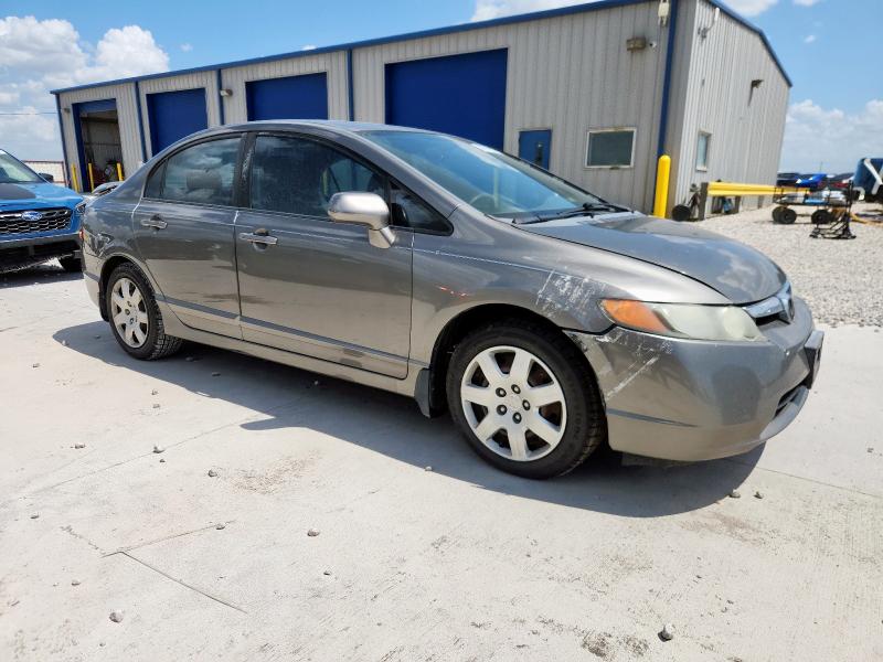 2HGFA155X8H341531 - 2008 HONDA CIVIC LX GRAY photo 4