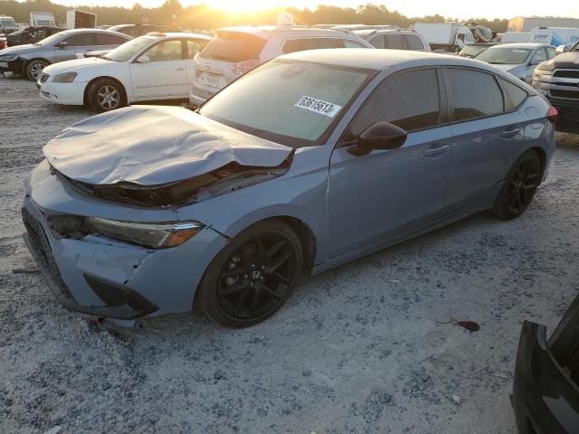 19XFL2H83NE003416 - 2022 HONDA CIVIC SPORT 蓝色 照片 1