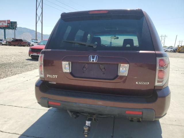 5FNYF18677B019205 - 2007 HONDA PILOT EXL PURPLE photo 6