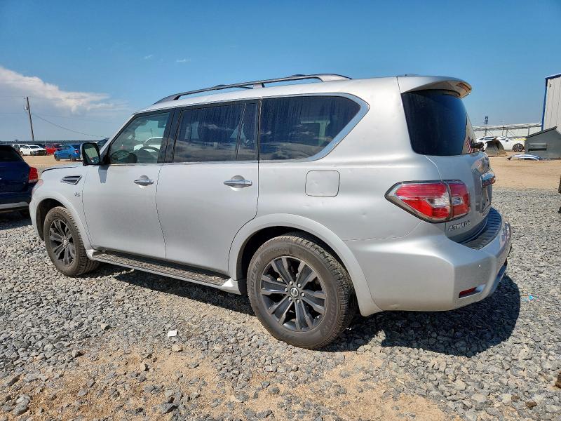 JN8AY2NEXK9757696 - 2019 NISSAN ARMADA PLATINUM SILVER photo 2