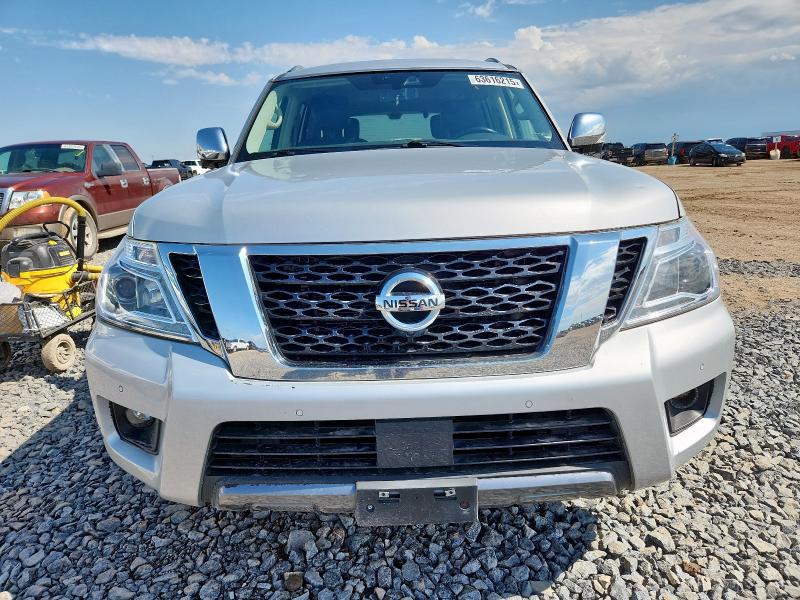 JN8AY2NEXK9757696 - 2019 NISSAN ARMADA PLATINUM SILVER photo 5