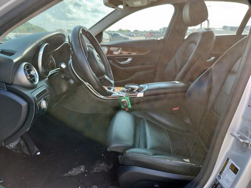 55SWF4KB7FU003341 - 2015 MERCEDES-BENZ C 300 4MATIC SILVER photo 7