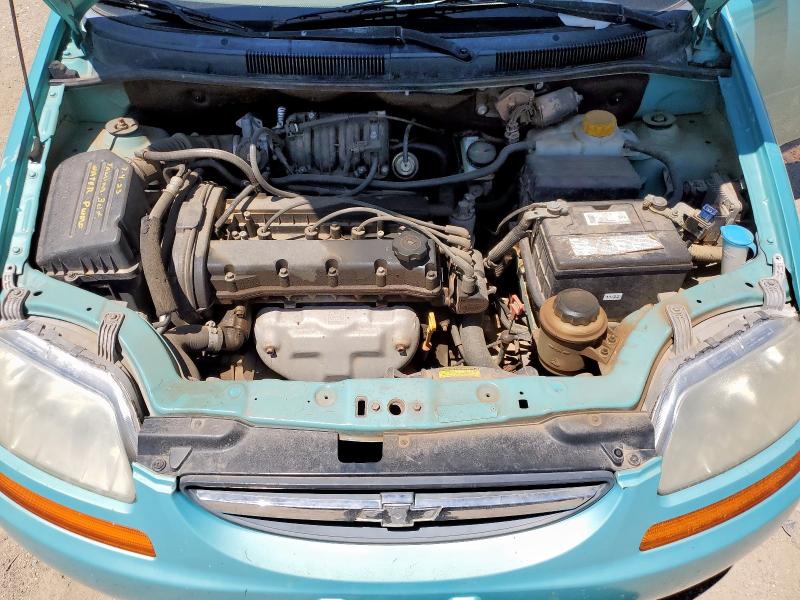 KL1TD526X5B384453 - 2005 CHEVROLET AVEO BASE ტურკოუსი ფოტო 11