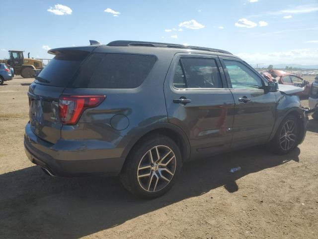 1FM5K8GT2GGC58466 - 2016 FORD EXPLORER SPORT Графитовый фото 3