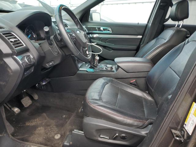 1FM5K8GT2GGC58466 - 2016 FORD EXPLORER SPORT Графитовый фото 7