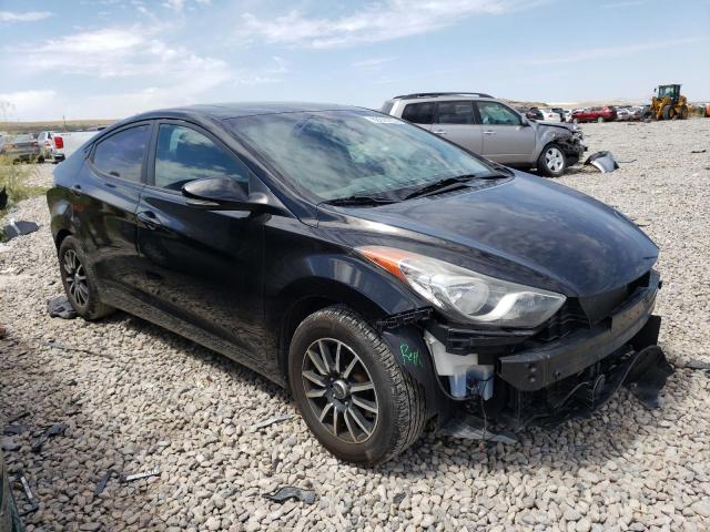 KMHDH4AE9BU103436 - 2011 HYUNDAI ELANTRA GLS BLACK photo 4