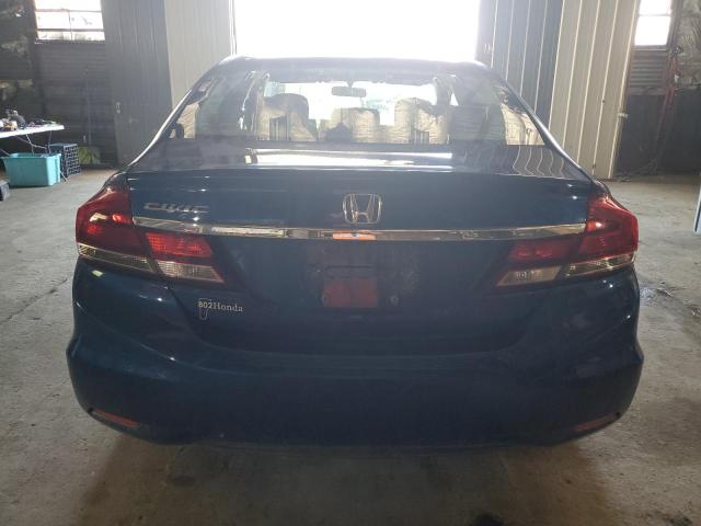 19XFB2E54FE051702 - 2015 HONDA CIVIC LX BLUE photo 6