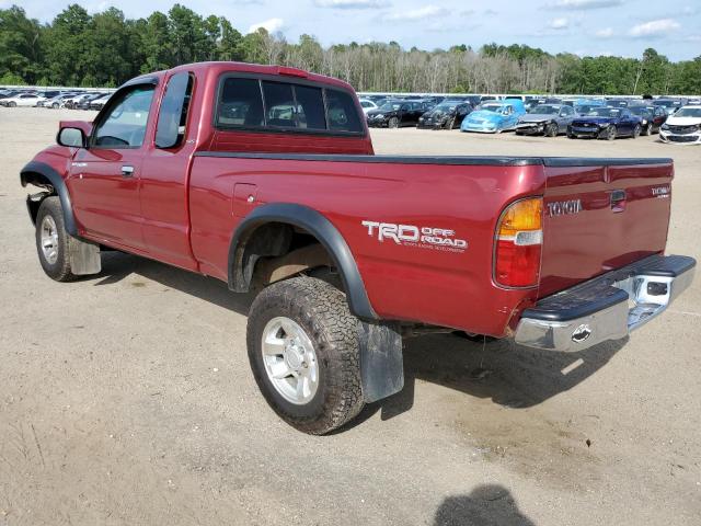 4TASM92N3YZ575092 - 2000 TOYOTA TACOMA XTRACAB PRERUNNER ბურგუნდია ფოტო 2