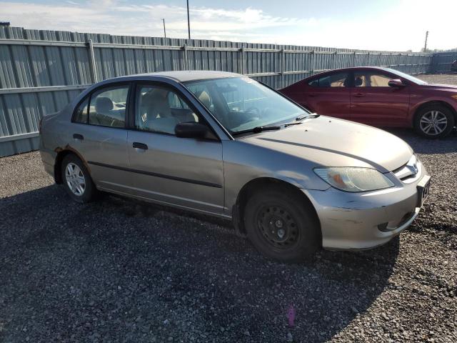 2HGES16305H010877 - 2005 HONDA CIVIC DX VP TAN photo 4