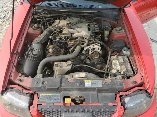 1FAFP40694F158086 - 2004 FORD MUSTANG RED photo 11