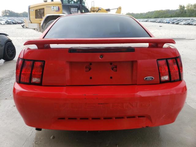 1FAFP40694F158086 - 2004 FORD MUSTANG RED photo 6