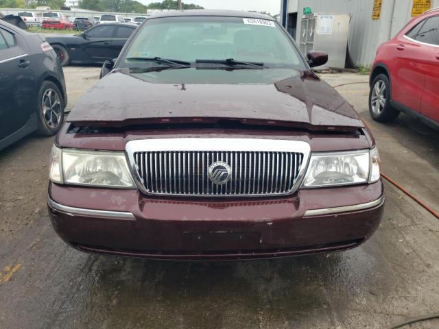 2MEFM74W43X645356 - 2003 MERCURY GRAND MARQ GS BURGUNDY photo 5