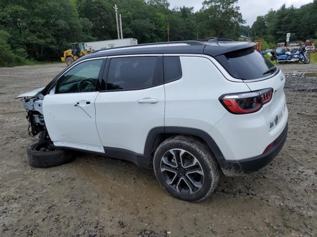 3C4NJDCB1NT157828 - 2022 JEEP COMPASS LIMITED WHITE photo 2