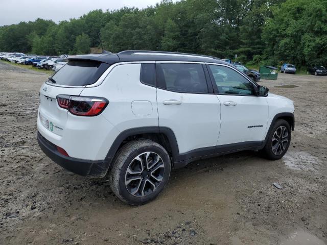 3C4NJDCB1NT157828 - 2022 JEEP COMPASS LIMITED WHITE photo 3