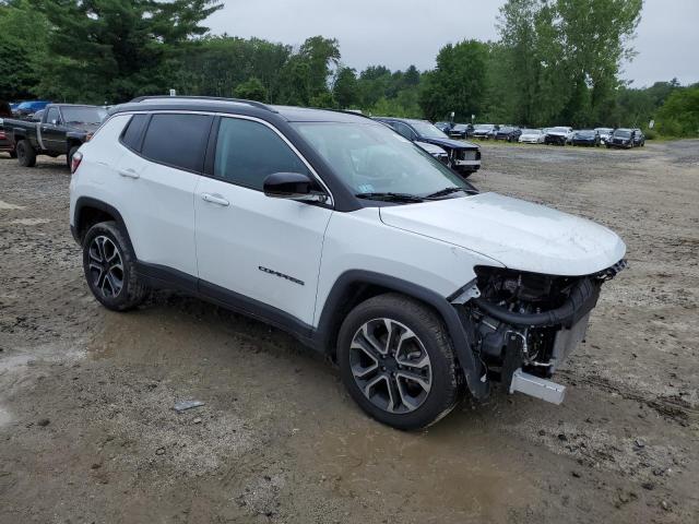 3C4NJDCB1NT157828 - 2022 JEEP COMPASS LIMITED WHITE photo 4