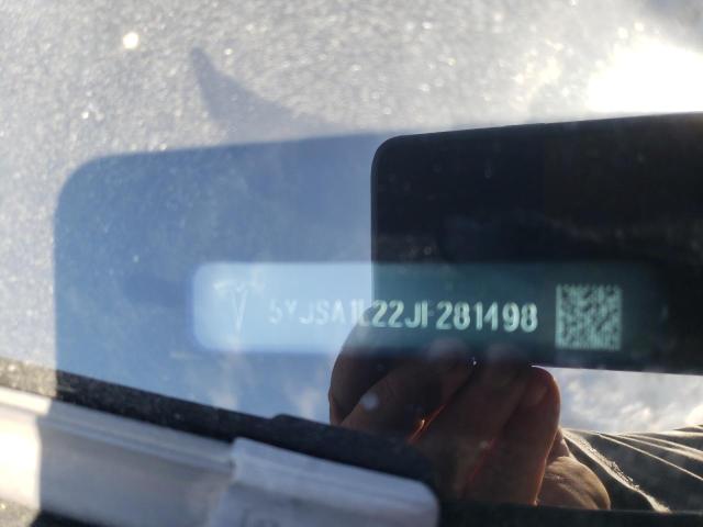 5YJSA1E22JF281498 - 2018 TESLA MODEL S Qara foto 12