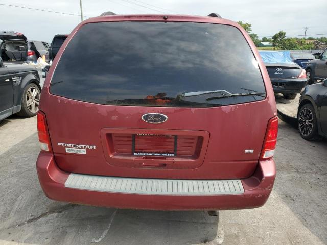 2FMZA51614BA70997 - 2004 FORD FREESTAR SE BURGUNDY photo 6