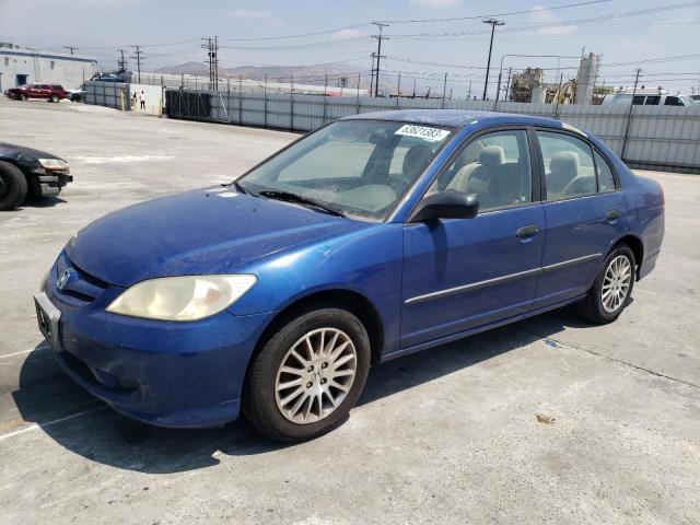 2HGES16335H593025 - 2005 HONDA CIVIC DX VP BLUE photo 1