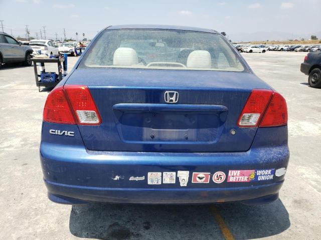 2HGES16335H593025 - 2005 HONDA CIVIC DX VP Mavi foto 6