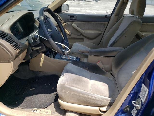 2HGES16335H593025 - 2005 HONDA CIVIC DX VP Mavi foto 7