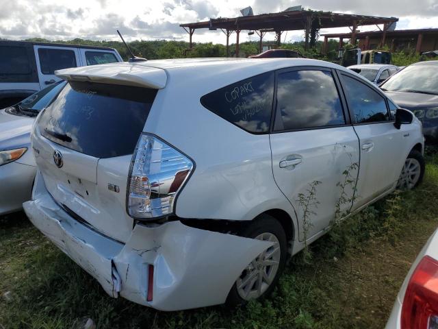 JTDZN3EUXD3259346 - 2013 TOYOTA PRIUS V WHITE photo 3