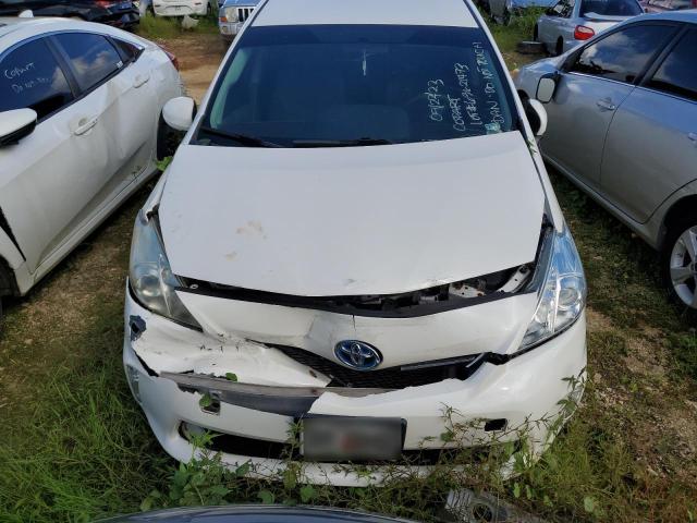 JTDZN3EUXD3259346 - 2013 TOYOTA PRIUS V WHITE photo 5