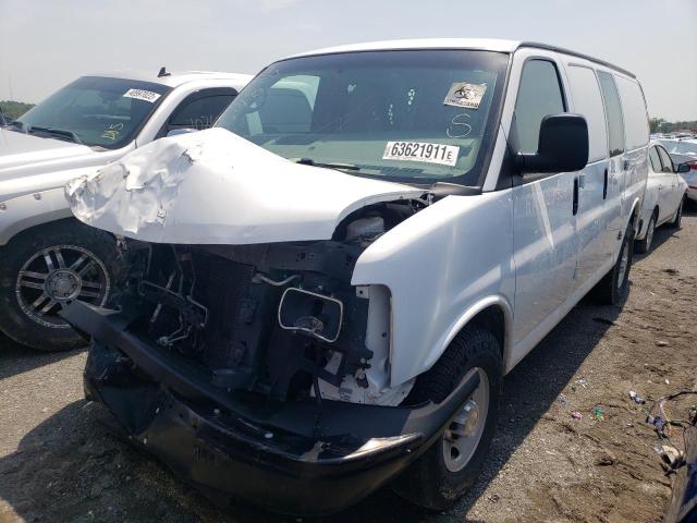 1GCWGFCA0C1164151 - 2012 CHEVROLET EXPRESS G2 WHITE photo 2