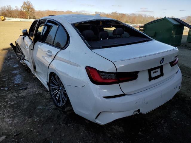 WBA5U7C0XLFH64020 - 2020 BMW M340I WHITE photo 3