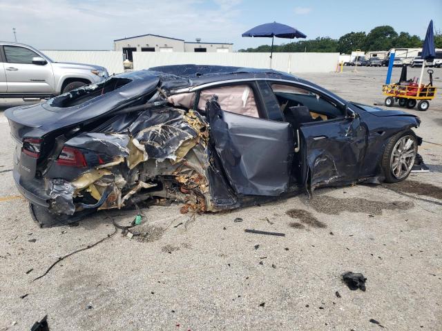 5YJSA1E43MF423055 - 2021 TESLA MODEL S CHARCOAL photo 3