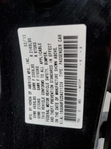 19UUA8F52DA011308 - 2013 ACURA TL TECH BLACK photo 12