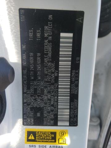 5TDJZRFH9KS570140 - 2019 TOYOTA HIGHLANDER SE 白色 照片 13