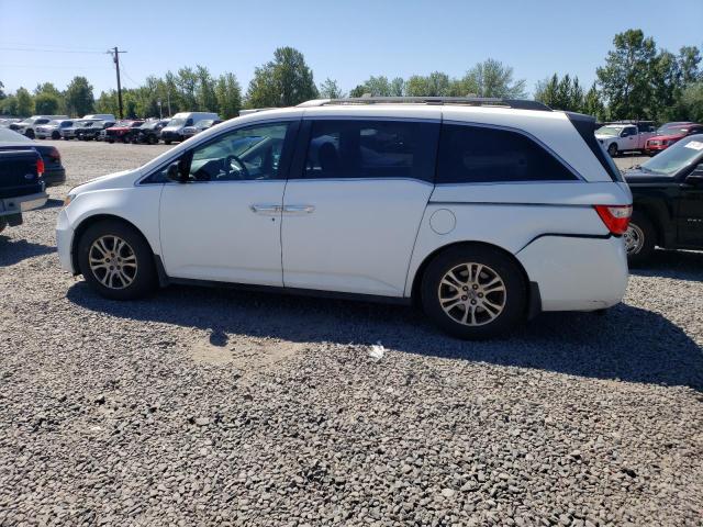5FNRL5H68CB072901 - 2012 HONDA ODYSSEY EXL WHITE photo 2