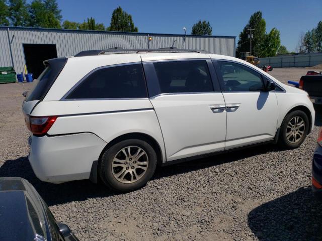 5FNRL5H68CB072901 - 2012 HONDA ODYSSEY EXL WHITE photo 3