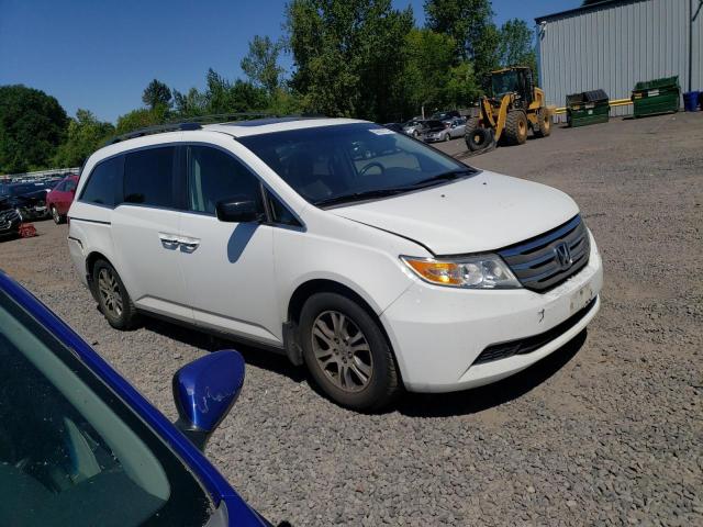 5FNRL5H68CB072901 - 2012 HONDA ODYSSEY EXL WHITE photo 4