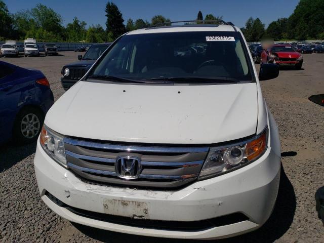 5FNRL5H68CB072901 - 2012 HONDA ODYSSEY EXL WHITE photo 5
