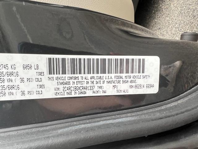 2C4RC1BGXCR401337 - 2012 CHRYSLER TOWN & COU TOURING 黑色 照片 10